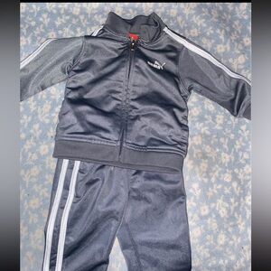 Puma Baby' Black and Gray Tracksuit